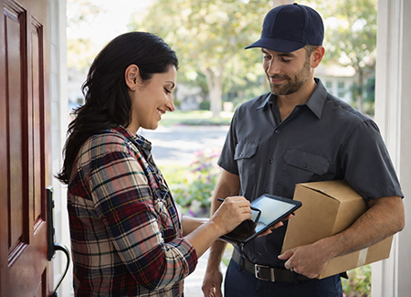 Prova di consegna con trasporto a cura del cliente UE