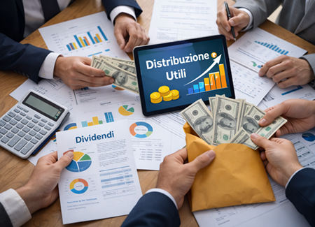 Riserve in sospensione escluse dalla presunzione distribuzione utili