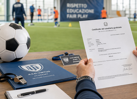 Certificato casellario giudiziale nello sport 