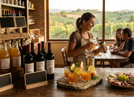 Agriturismo e cocktail: quando la bevanda resta agricola