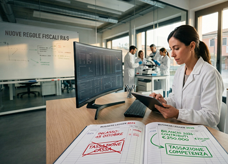 Contributi pubblici per studi e ricerche: da cassa a competenza