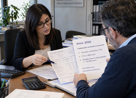 Imposta sostitutiva 15% sul trattamento accessorio P.A.